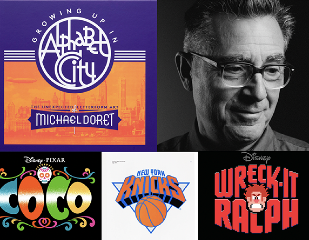 Michael Doret and his iconic Logo and typography projects.